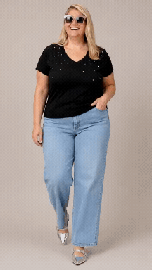 Remera Noche de Estrellas Negra